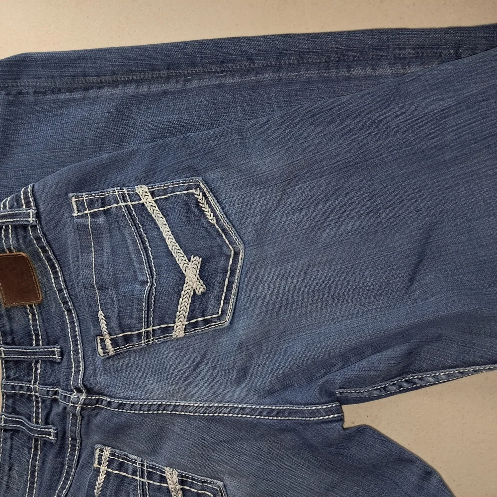 BKE Denim Wendi Boot Dark Blue Jeans Size 28R - Picture 11 of 12